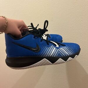 Nike Kids Blue and Black Athletic Shoes Women’s and Men’s